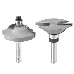 49667 2-Piece Ogee Stile/Rail Bit Set, 1/4" Shank