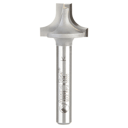3/4" x 1-7/8" x 1/4" Radius Plunging Round Over Bit, 2-Flute, 1/4" Shank