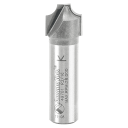 5/8" x 3/16" Radius Plunging Round Over Bit, 2-Flute, 1/2" Shank