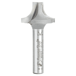 3/4" x 1-39/64" x 1/4" Radius Plunging Round Over Bit, 2-Flute, 1/4" Shank