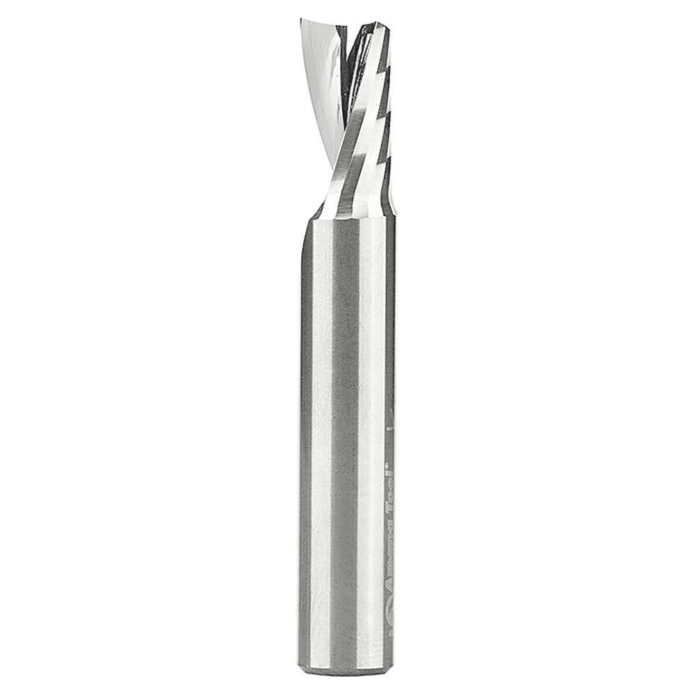 3/8" x 2-1/2" Up-Cut 'O' Plastic Cutting CNC Spiral Router Bit, 1-Flute, 3/8" Shank