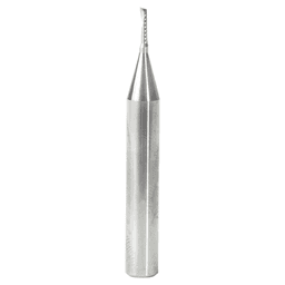 1/16" x 2" Up-Cut 'O' Plastic Cutting CNC Spiral Router Bit, 1-Flute, 1/4" Shank