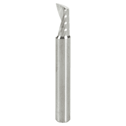 3/16" x 1-1/2" Up-Cut 'O' Aluminum Cutting CNC Spiral Router Bit, 1-Flute, 3/16" Shank