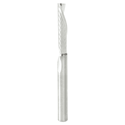 1/4" x 3" Up-Cut 'O' Aluminum Cutting CNC Spiral Router Bit, 1-Flute, 1/4" Shank