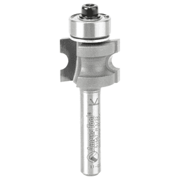 11/16" Dia x 1/2" Carbide Tipped Bull Nose Bit, 3/32" Radius, 1/4" Shank