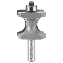 1-13/16" Dia x 1-9/32" Carbide Tipped Bull Nose Bit, 1/2" Radius, 1/2" Shank