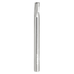 1/4" Dia x 3/8" Solid Carbide Spiral Finisher Router Bit, 1/4" Shank Up-Cut
