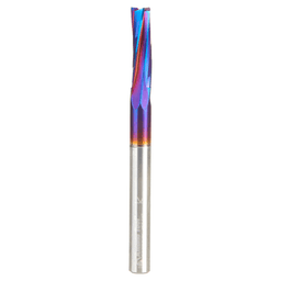 1/4" Dia x 7/8" Solid Carbide Spektra Extreme Tool Life Coated Spiral Finisher Router Bit, 1/4" Shank Up-Cut