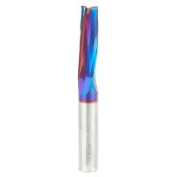 1/2" Dia x 1-5/8" Solid Carbide Spektra Extreme Tool Life Coated Spiral Finisher Router Bit, 1/2" Shank Up-Cut