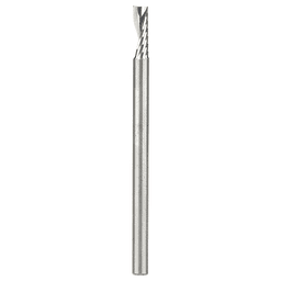 4mm Dia x 12mm Metric Solid Carbide CNC Spiral 'O' Single Flute, Plastic Cutting, 4mm Shank, 64mm Long Up-Cut Router Bit