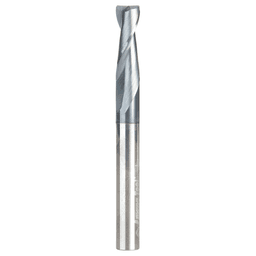1/4" Dia x 3/4" CNC Solid Carbide Up-Cut Spiral Router Bit for Steel/Stainless Steel with AlTiN Coating 2-Flute, 1/4" Shank