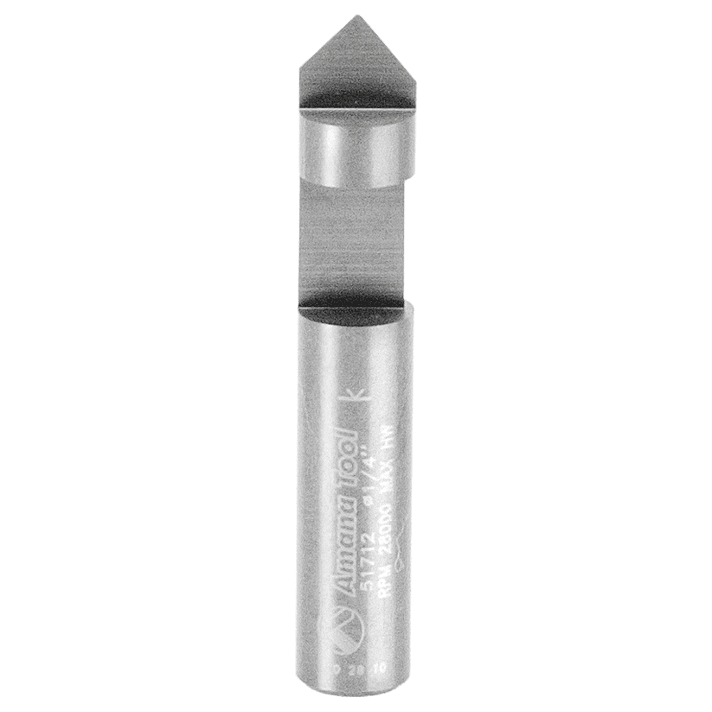 1/4" Dia x 1/4" Solid Carbide Hole and Flush Cut , 1/4" Shank