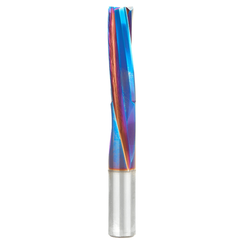1/2" Dia x 1-5/8" Solid Carbide Spektra Extreme Tool Life Coated Spiral Finisher, 1/2" Shank Down-Cut Router Bit