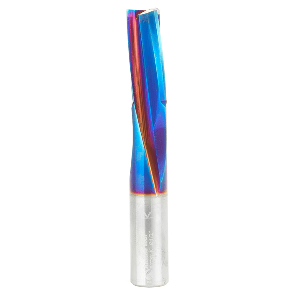 1/2" Dia x 1-1/8" Solid Carbide Spektra Extreme Tool Life Coated Spiral Finisher, 1/2" Shank Down-Cut Router Bit
