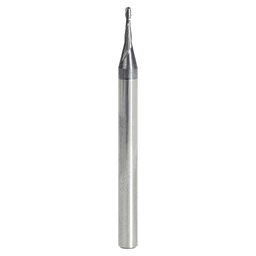 0.040" AlTiN Coated CNC Steel Ball End Mini Mill Bit, 2-Flute