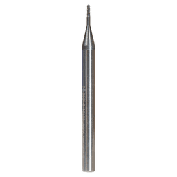 0.030" AlTiN Coated CNC Steel Ball End Mini Mill Bit, 4-Flute