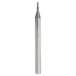 0.035" AlTiN Coated CNC Steel Ball End Mini Mill Bit, 4-Flute