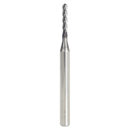0.060" AlTiN Coated CNC Steel Ball End Mini Mill Bit, 4-Flute
