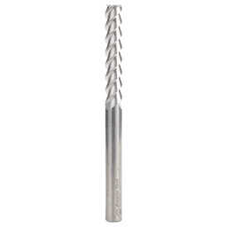 8mm x 45mm 55° CNC Solid Carbide Aluminum/Acrylic Cutting Helix End Mill Bit, 3-Flute, 8mm Shank