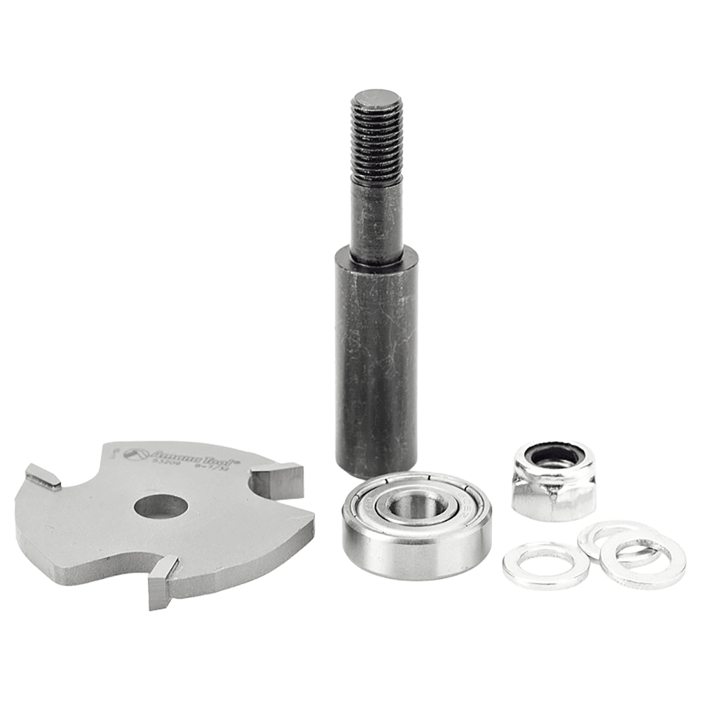 1-7/8" Dia x 7/32" Slotting Cutter Assembly 3 Wing, 1/2" Shank