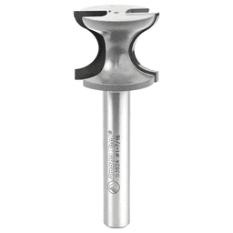 1-7/16" Dia x 1-1/8" Carbide Tipped Window Sill Edge 3/8" Radius, 1/2" Shank