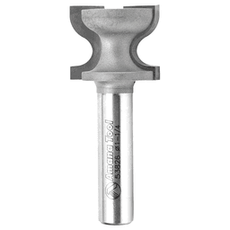 1-1/4" Dia x 1" Carbide Tipped Window Sill Edge 7/32" Radius, 1/2 Shank