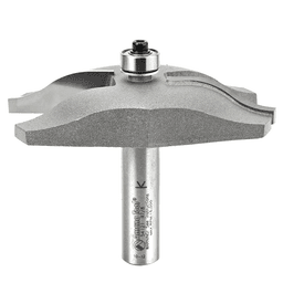 3-3/8" x 2-1/2" Ogee Raised Panel Bit, 2-Flute, 1/2" Shank