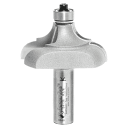2" Dia x 1" Carbide Tipped Classical Cove/Bead Bit, 3/8" x 3/8" Radius, 1/2" Shank