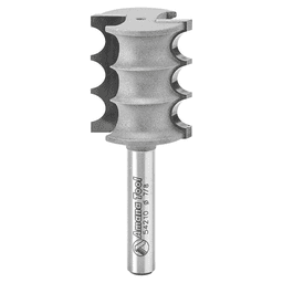 7/8" Dia x 1" Carbide Tipped Triple Bead 1/8" Radius, 1/4" Shank