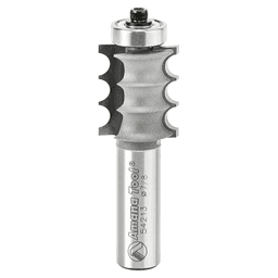 7/8" Dia x 1" Carbide Tipped Triple Bead 1/8" Radius, x 1/2" Shank