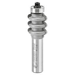 7/8" Dia x 1" Carbide Tipped Triple Flute, 1/8" Radius, 1/2 Shank