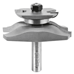 3-3/8" x 3-1/16" Ogee Raised Panel Bit, 2-Flute, 1/2" Shank