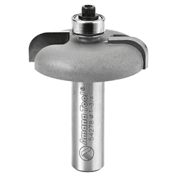 1-3/4" Dia x 7/16" Carbide Tipped Raised Panel Bit, Back Cutter 1/4" Radius, 1/2" Shank