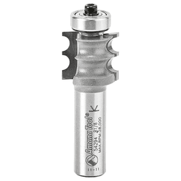 7/8" Dia x 3/4" Carbide Tipped Double Beading Bit, 1/8" Radius, 1/2" Shank