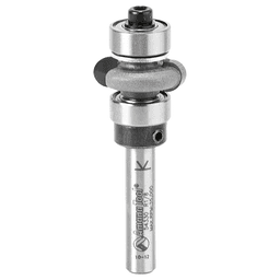 3/4" Dia x 1/4" Carbide Tipped Edge Fluting Bit, Assembly 1/8" Radius, 1/4" Shank