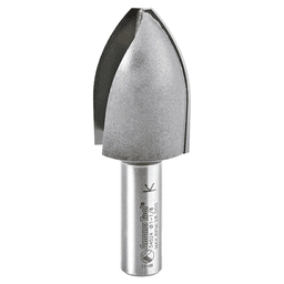 1-1/8" Dia x 1-5/8" Carbide Tipped Cove Vertical Raised Panel Bit, 1-9/16" Radius, 1/2" Shank