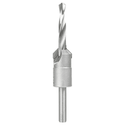 3/4" x 4-5/8" Carbide Tipped Shankless Countersink Bit with Slow Spiral Drill, 5/16" Shank