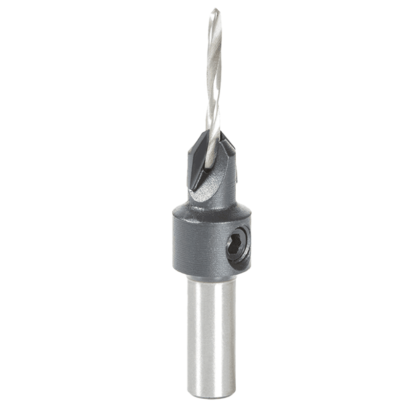 11/32" x 2-1/4" High Performance AlTiN Coated Carbide Tipped Countersink Bit, #4 Screw