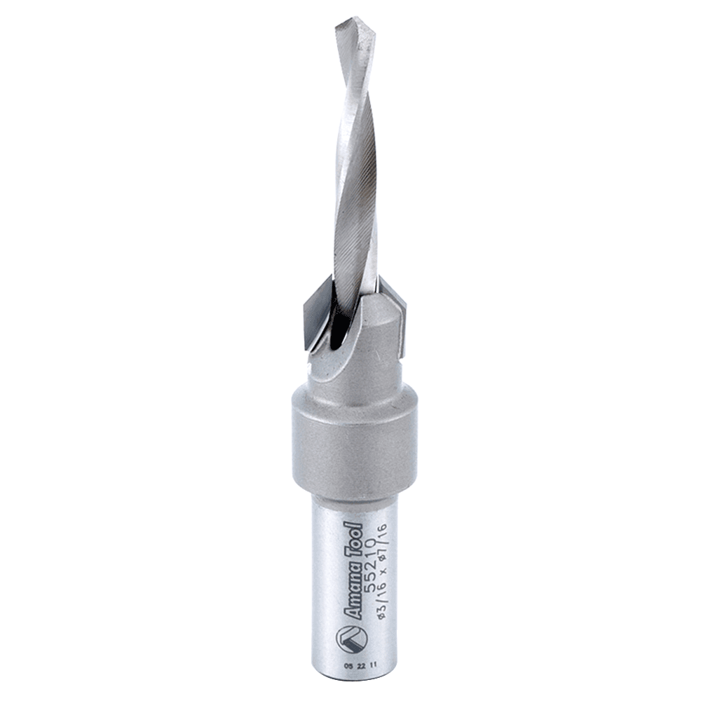 7/16" x 3" Carbide Tipped Countersink Bit, 3/8" Shank