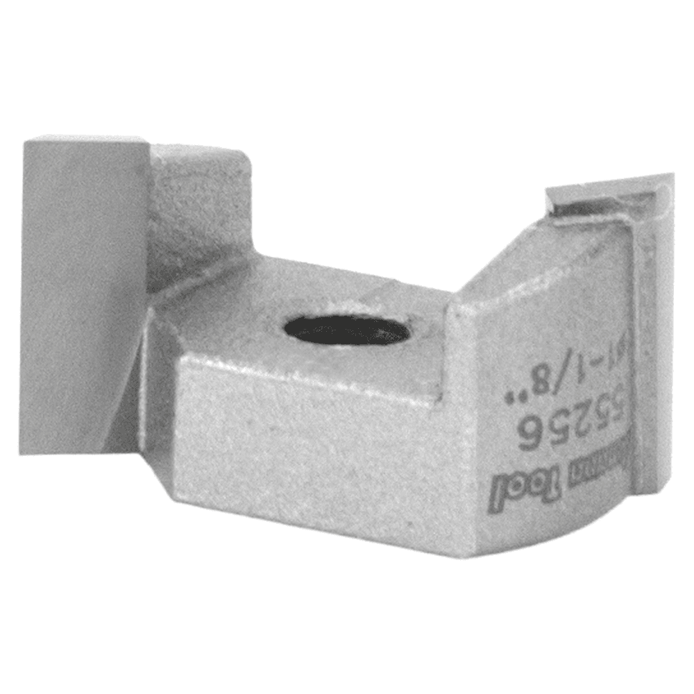 1-1/8" Dia x 11/16" Carbide Tipped Mortising Bit, Screw Down Shear Cutter, 1/4" - 28 Thread