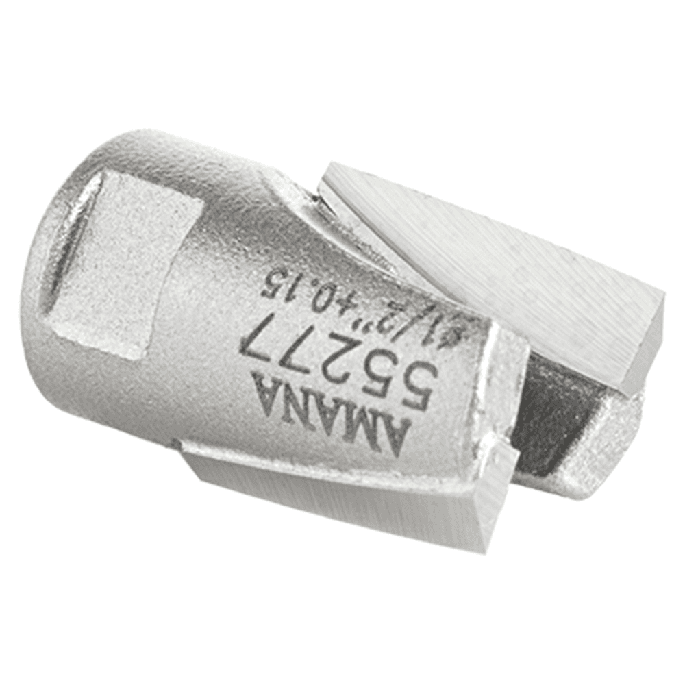 1/2" + 0.15" Dia x 9/16" Carbide Tipped Mortising Bit, Screw Down Shear Cutter, 1/4" - 28 Thread