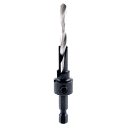 RTA Furniture Drill/Countersink Bit with Quick Release 1/4" Hex Shank for 7mm Screw