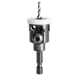 3/8" x 2-3/8" Carbide Tipped Countersink Bit with Adjustable Low Friction Depth Stop, #4 Screw