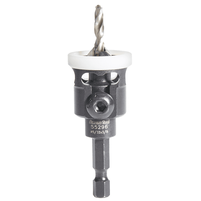 3/8" x 2-3/8" Carbide Tipped Countersink Bit with Adjustable Low Friction Depth Stop, #8 Screw