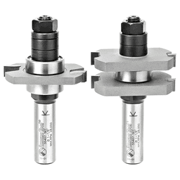 1-7/8" x 3" 2-Piece Tongue/Groove Bit Set, 1/2" Shank