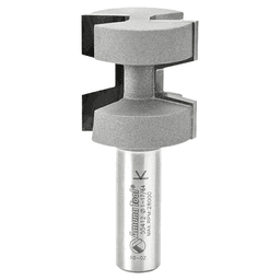 1-1/4" Dia x 1-1/4" Carbide Tipped Wedge Tongue 15°, 1/2" Shank