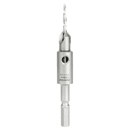 3/8" Dia x 7/64" Drill Dia Carbide Tipped 82° Countersink Taper for Festool CENTROTEC System #8 Screw