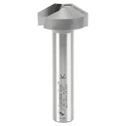 1-1/8" Dia x 1/2" Carbide Tipped Plunging Raised Panel Bit, Style A 30°, 1/2" Shank