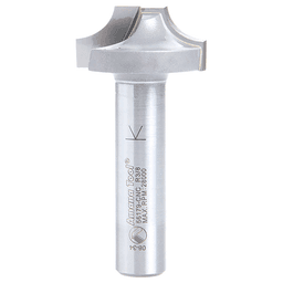 1-1/4" Dia x 5/16" Carbide Tipped Plunging Beading Bit, 3/8" Radius, 1/2" Shank