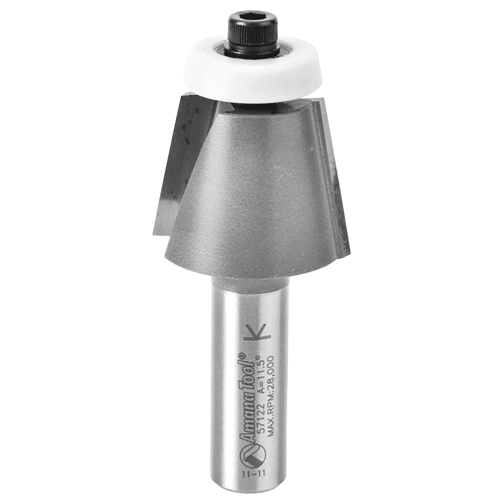 1-1/4" Dia x 15/16" Carbide Tipped Undermount Bowl Solid Surface, 10°, 1/2" Shank
